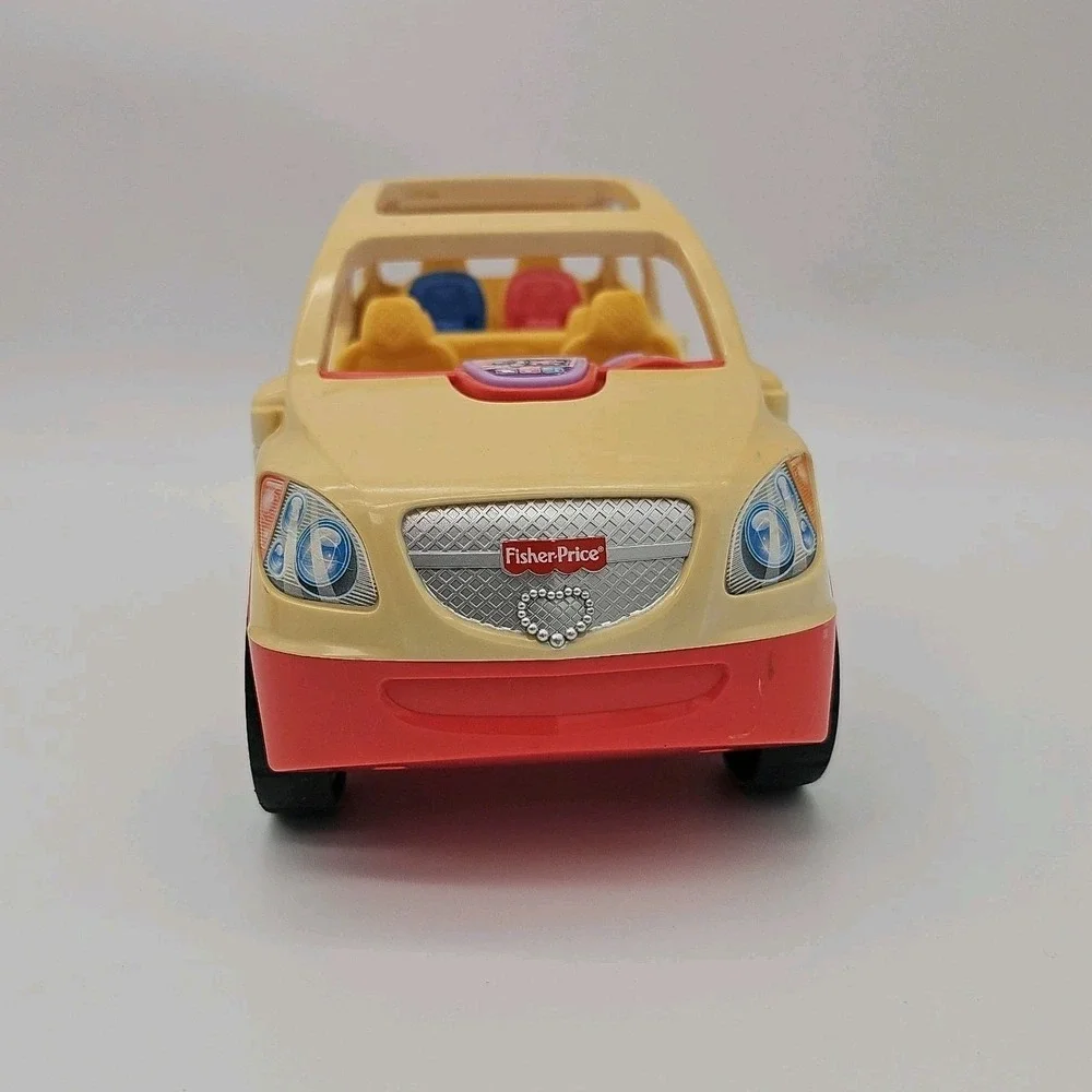 Fisher Price Loving Family Car SUV Minivan By Matel With Seats Music Works 2014